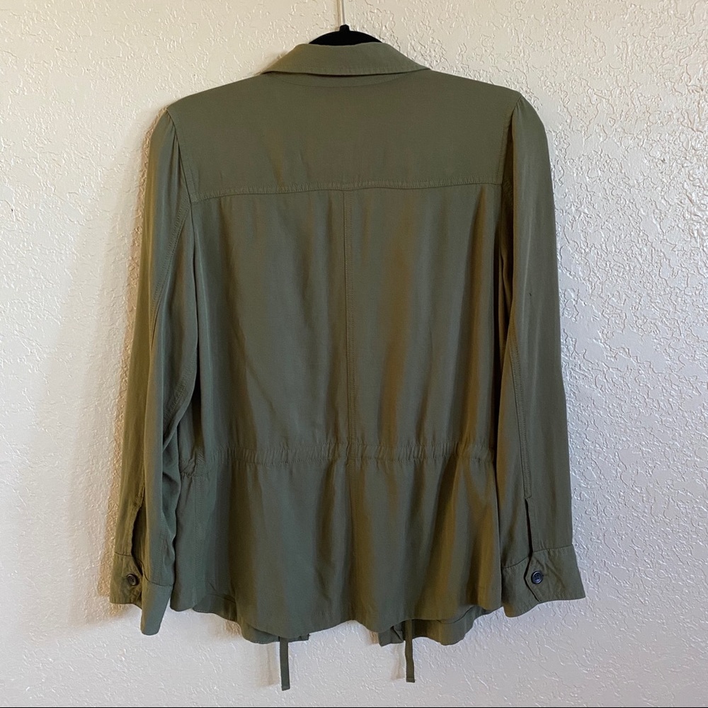 Button up shacket top - Picture 2 of 4
